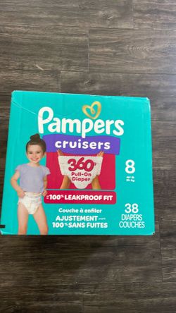Pampers size 8 $20