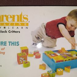 Parents Magazine Play N Learn Puzzle Block Critters