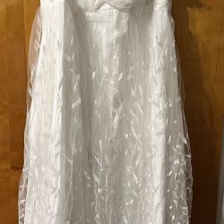 Wedding Dress Sz 24 White Beautiful $60.00