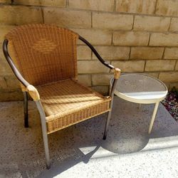 Chair and Drink Table Deal ● Palm Springs 