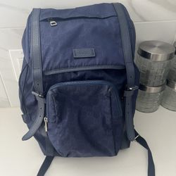 Blue Gucci Backpack 