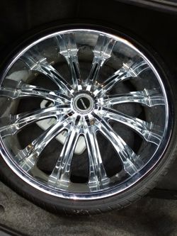 24 in rims and tires
