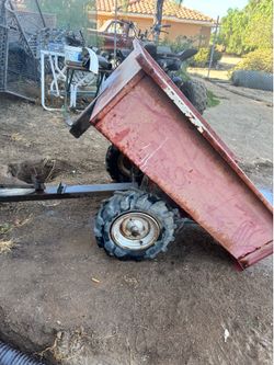 Little red trailer wagon