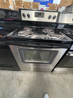 Whirlpool Electric Coil Range Stainless Steel