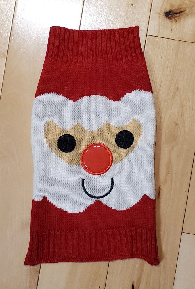 NEW Santa Clause Dog Sweater (S)