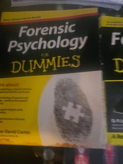 Forensic psychology paparrback