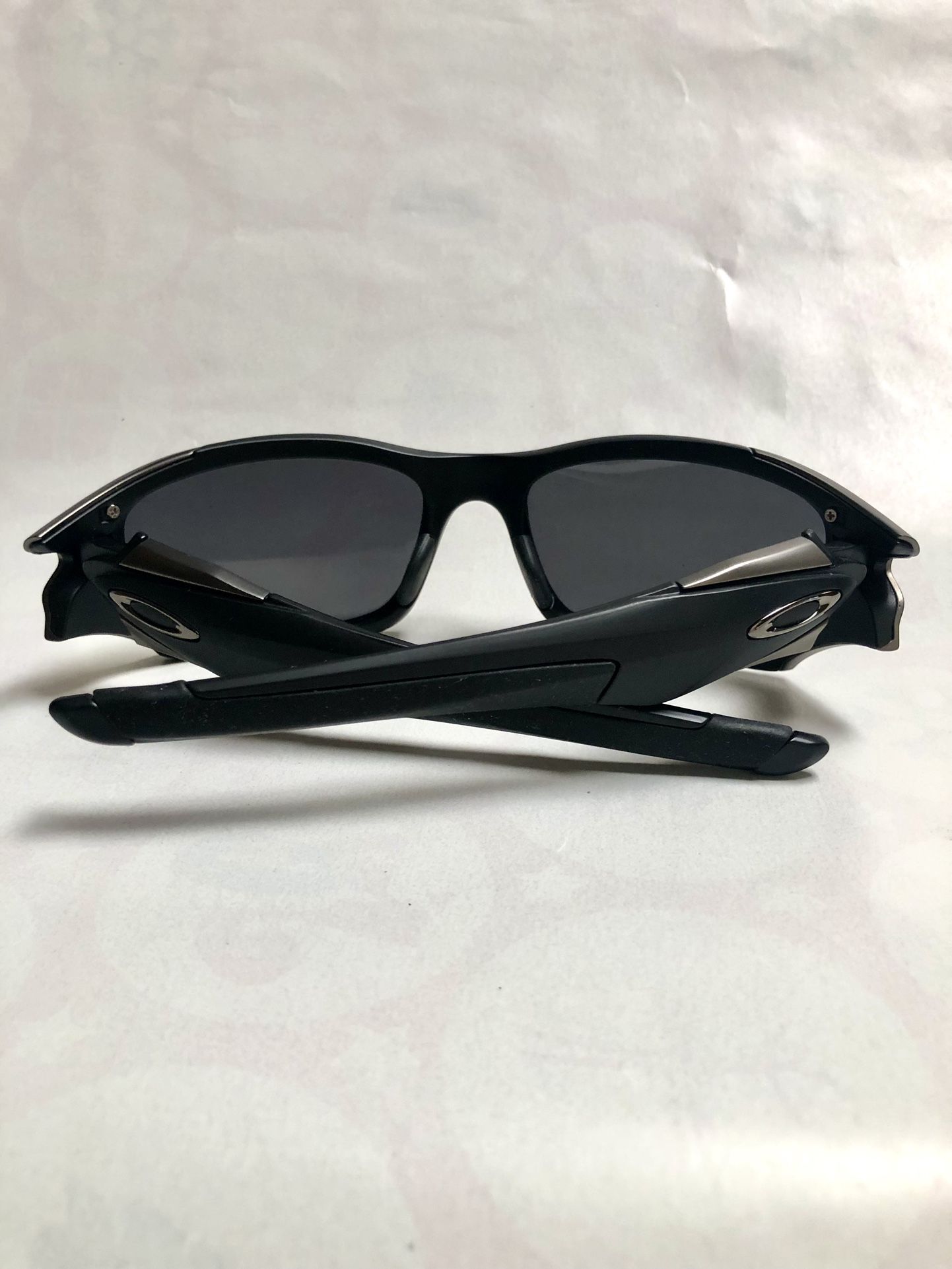 Oakley Pit Boss 2 π₯ Frame Silver And Black Lenses Black Iridium Polarized