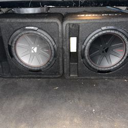 Kicker 12’ Woofers And amp
