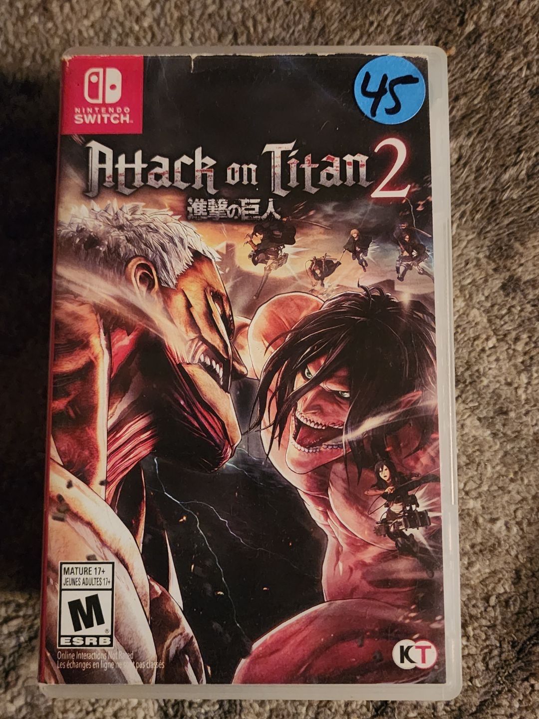 Attack On Titan 2 Nintendo Switch 