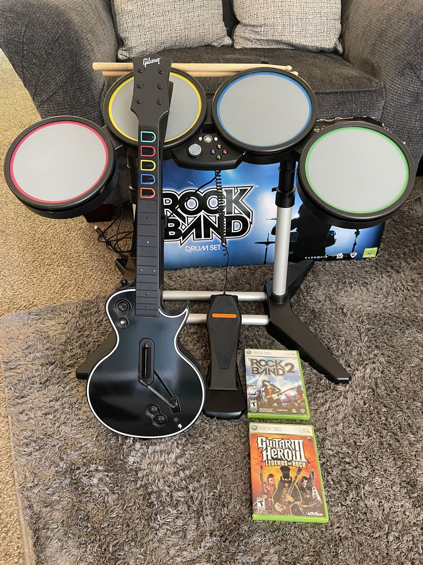 Rock Band For Xbox 360 