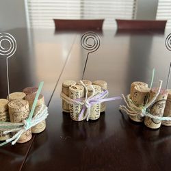 Wine Cork Name Card Holders