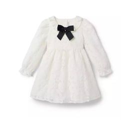 Janie & Jack Girl lace bow dress Size 12