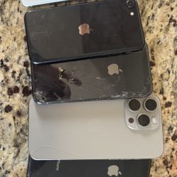 6 Broken IPhones 