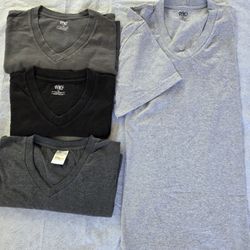 SHAKA WEAR MEN'S SHIRT SIZE 2XL IN GOOD CONDITION $20.00  ALL  4 T SHIRTS 