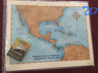 2005 Disney Panama Canal Cruise commemorative pin