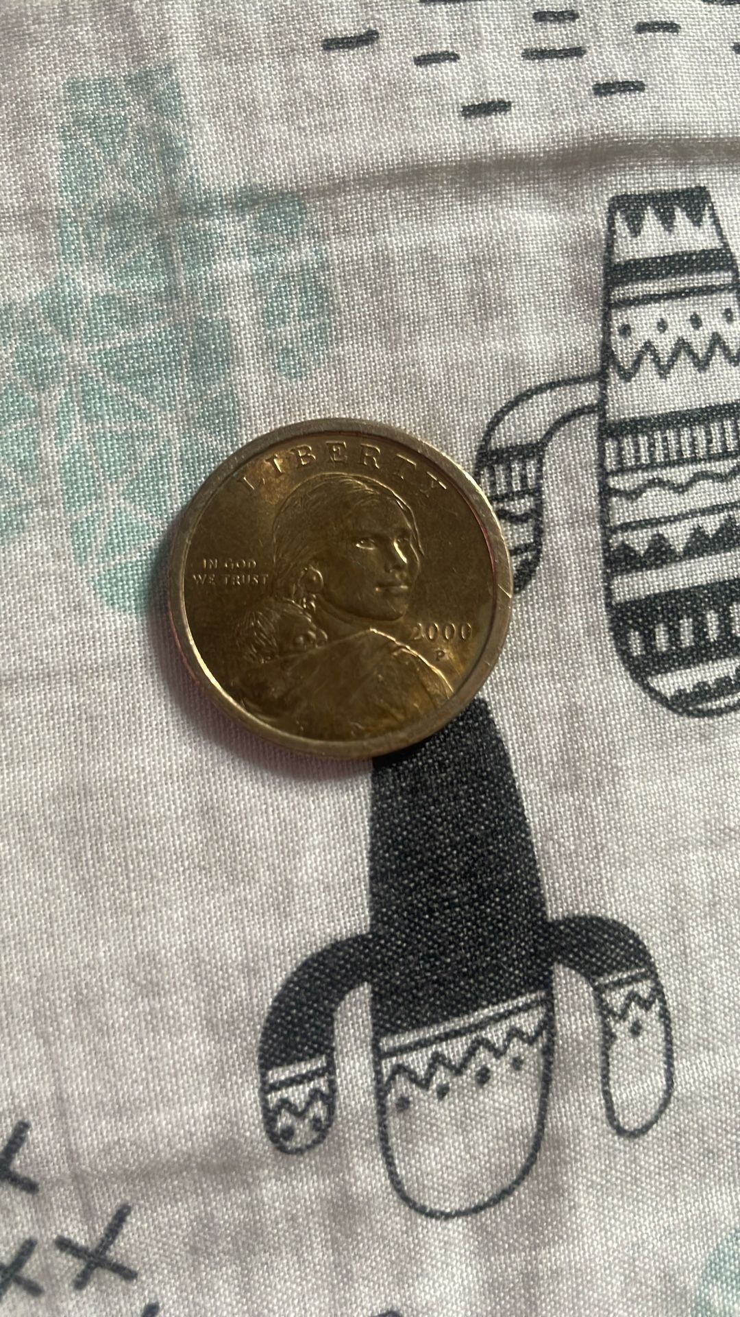 2000-P Sacagawea dollar coin