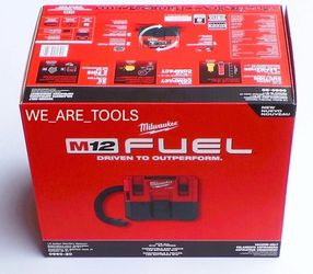 Milwaukee new vacuum 12M fuel