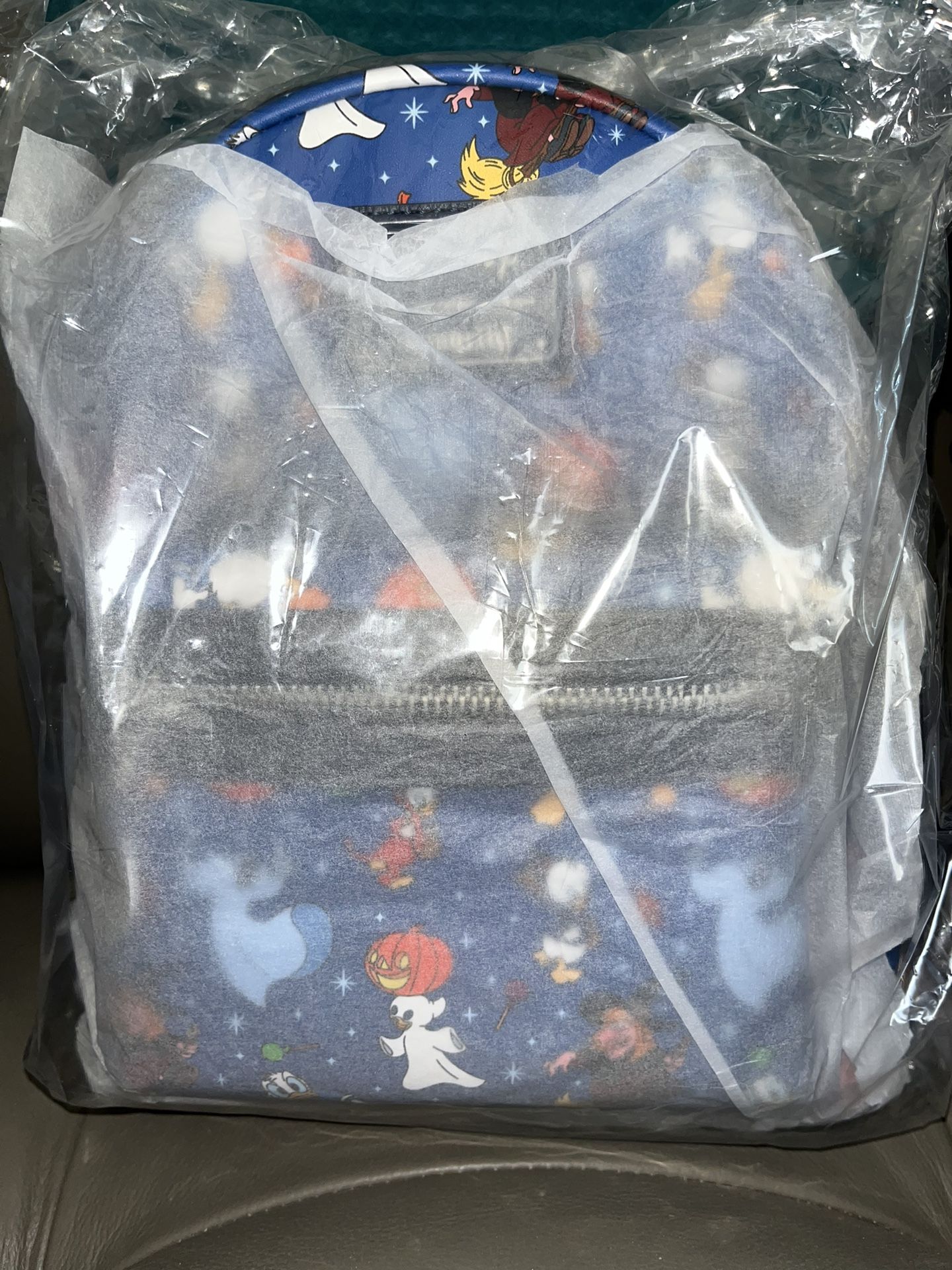 Loungefly Disney Trick Or Treat Halloween AOP Mini Backpack 