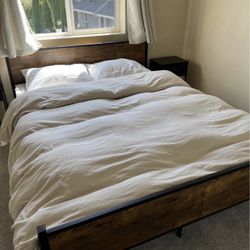 Queen Bed Frame- No Spring Box Needed 