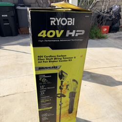 Ryobi Trimmer And Blower Combo