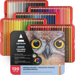 Arteza Pro Series Colored Pencils In Case 120 Pc