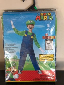 Costume halloween Luigi 7/8 boys