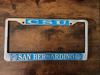 CSU San Bernardino License Plate Frame