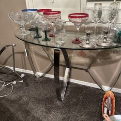 Glass Sofa Table And End Table