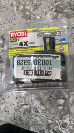 RYOBI Lithium 6 Ah Battery