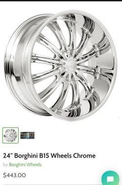 24 Chrome Rims For Sale.