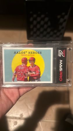 2018 Topps Archives Shohei Ohtani/Mike Trout Halos & Heroes