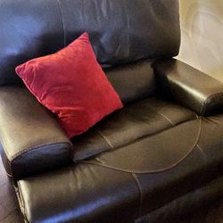 Large Leather Recliner