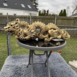 Golden Dragon Statue