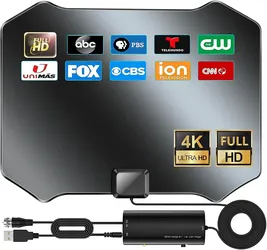 Indoor TV Antenna with Amplifier