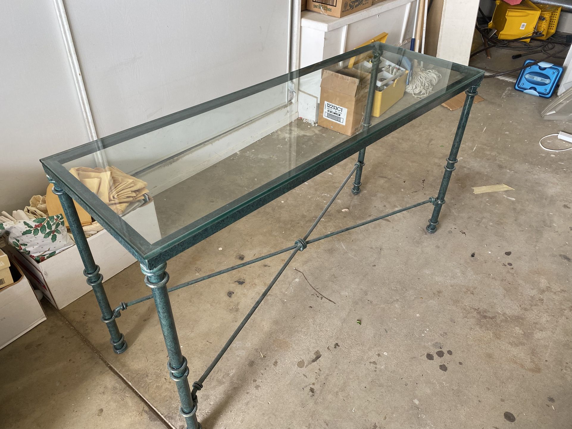 Glass Console Table
