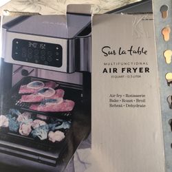 Firm Price Sur La Table 7-in-1 Multifunctional Air Fryer with 360˚ AirFlow Technology 