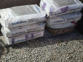 La Habra exterior stucco color coat