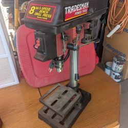 Like New 5-Speed Drill Press with Bits 