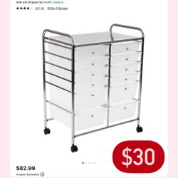 Organizer Cart With Drawers