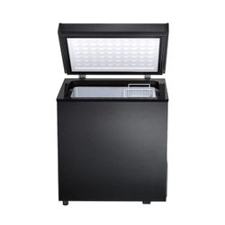 1.8 cu. ft. Manual Defrost Chest Freezer with Adjustable Temperature Controls in Black Garage Ready