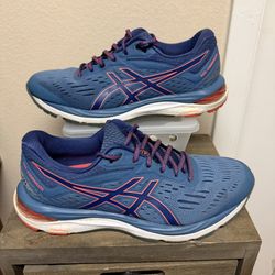 ASICS Blue and Pink Women's Running Shoes Size 9.5