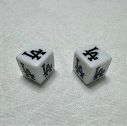 Los Angeles LA Dodgers air valve caps