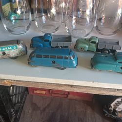 Antique Schuco Tin Wind Up Cars