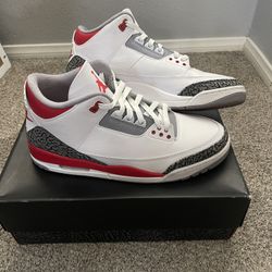 Jordan 3 Fire Red 