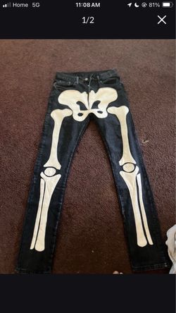 SKELETON BONES JEANS