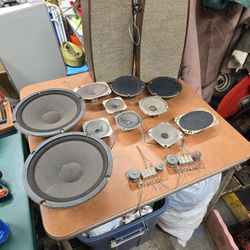 Old Stereo Speakers And Crossovers