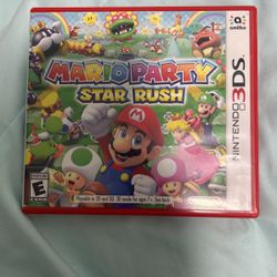 Mario Party Rush Video Game 3ds