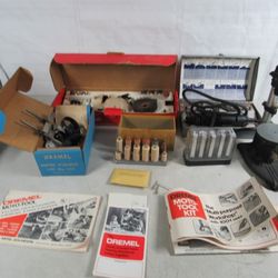 Dremel Model 2 With Moto-Shop & Misc. Accessories Lot

