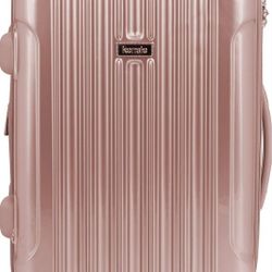 kensie Women's Alma Luggage Set, Rose Gold, 20-Inch Carry-On