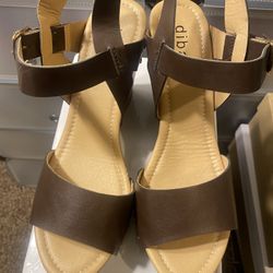 Brown Wedges 8 1/2